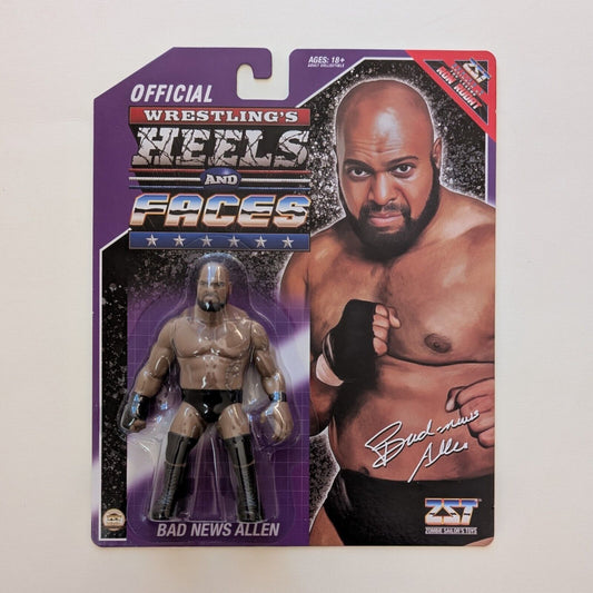 2025 Zombie Sailor's Toys Wrestling's Heels & Faces Series 4 Bad News Allen [Bad News Brown]