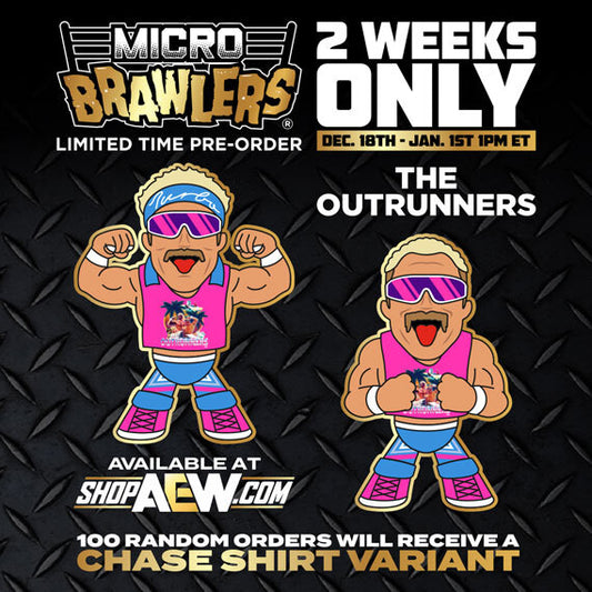 2025 AEW Pro Wrestling Tees Micro Brawlers Tag Team Edition 1 of 2 Truth Magnum