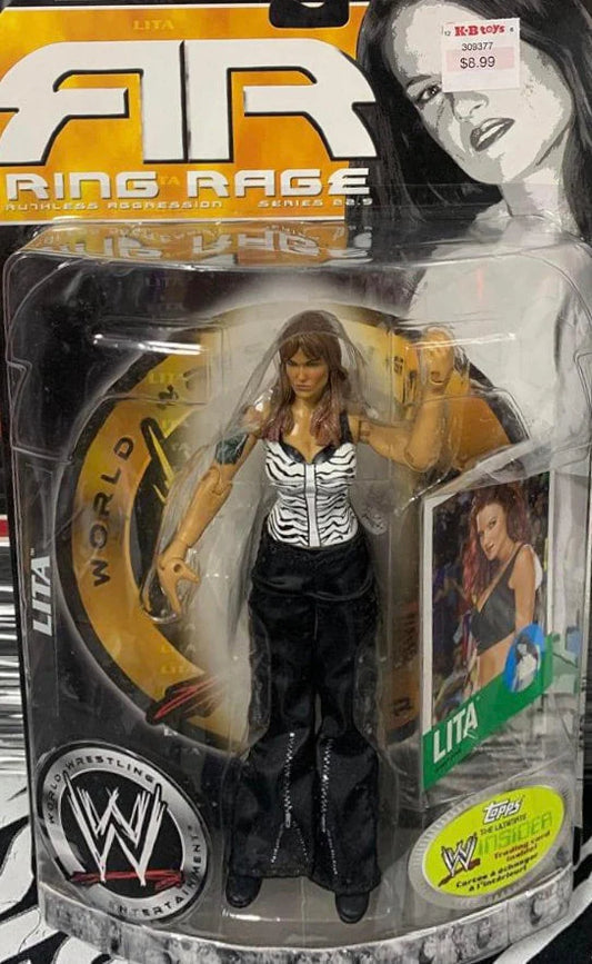 2006 WWE Jakks Pacific Ruthless Aggression Series 22.5 "Ring Rage" Lita