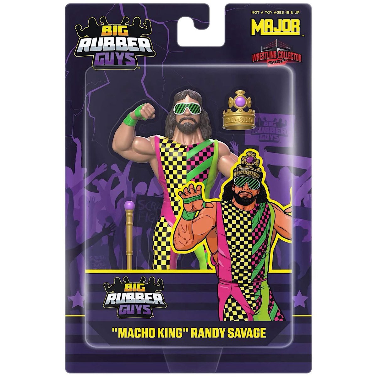 2024 Major Wrestling Figure Podcast Big Rubber Guys "Macho King" Randy Savage