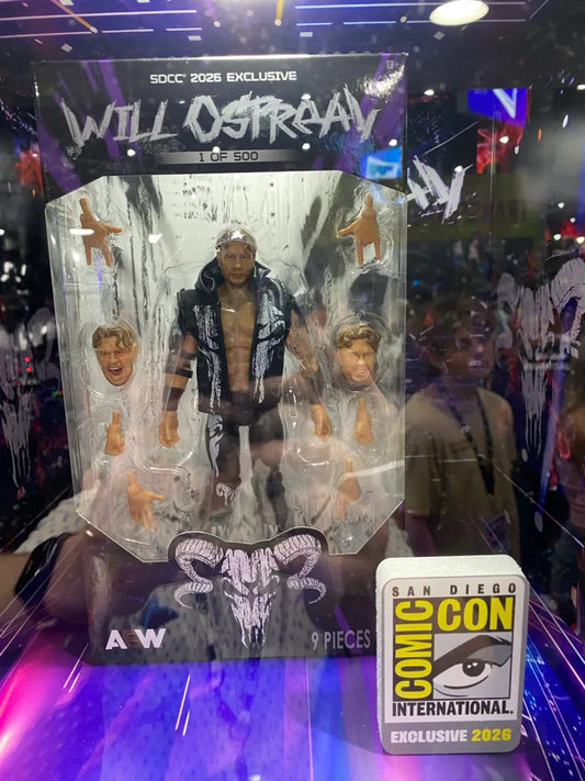 2026 AEW Jazwares Unrivaled Collection SDCC Exclusive Will Ospreay
