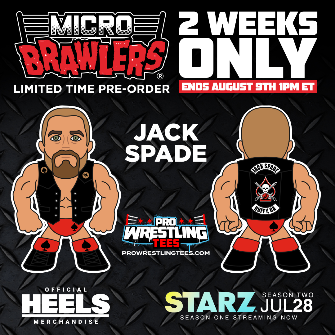 2023 Pro Wrestling Tees Limited Edition Micro Brawler Jack Spade