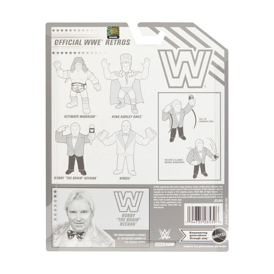 2025 WWE Mattel Creations Exclusive Retro Series 18 Bobby "The Brain" Heenan