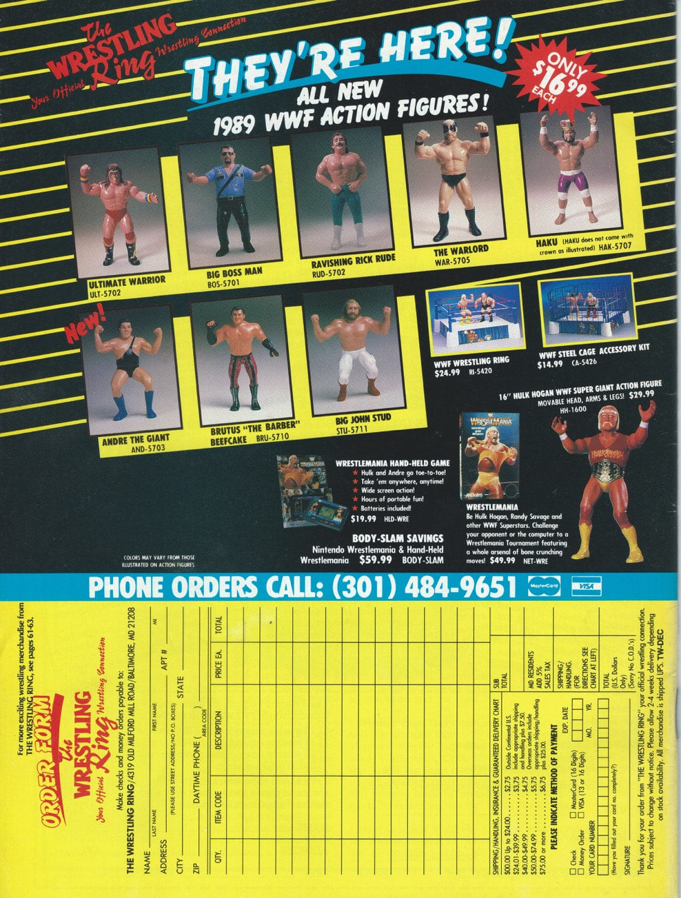 Unreleased WWF LJN Wrestling Superstars Series 6 King Haku