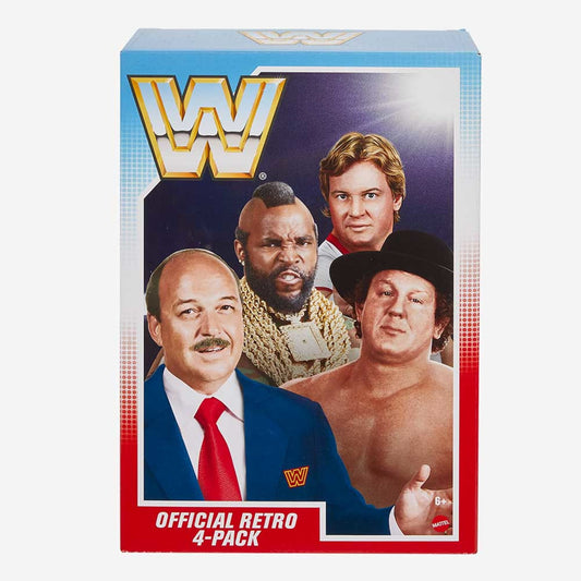 2022 WWE Mattel Creations Exclusive Retro Series 11 Official Retro 4-Pack