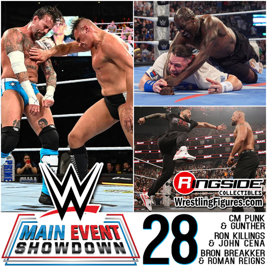 2026 WWE Mattel Main Event Showdown Series 28 Ron Killings vs. John Cena