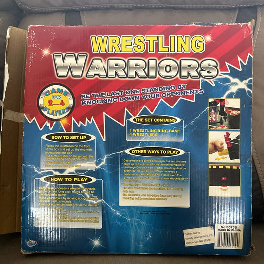 Wrestling Warriors Bootleg/Knockoff Game for 2-4 Players