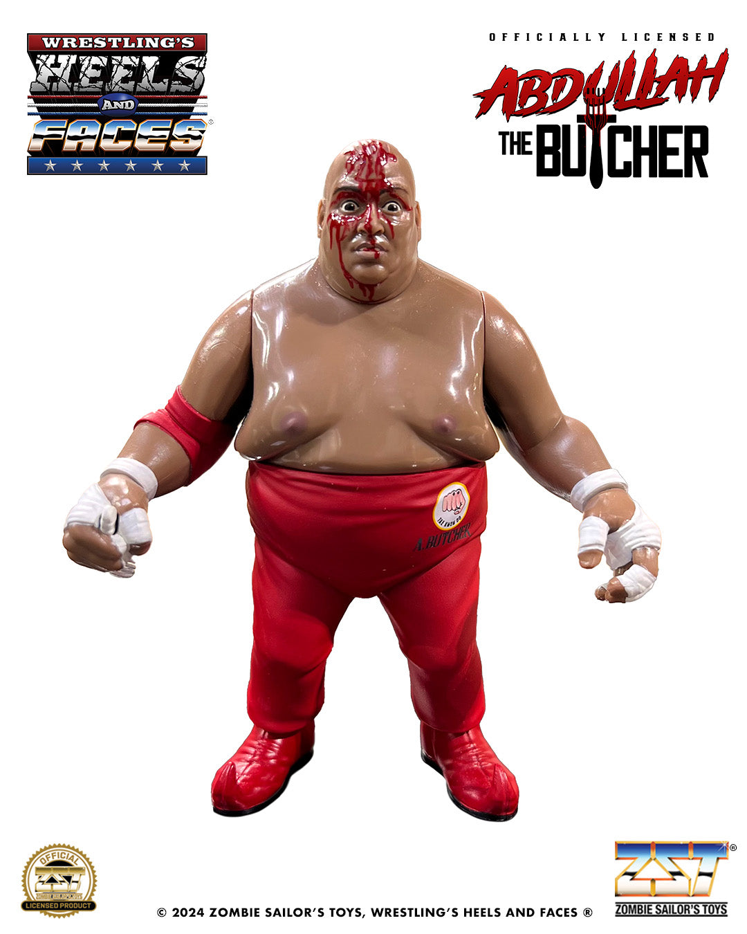 2025 Zombie Sailor's Toys Wrestling's Heels & Faces Series 4 Abdullah the Butcher