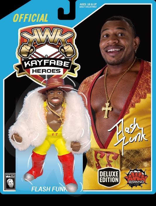 KWK Kayfabe Heroes Deluxe Edition Flash Funk [With Yellow Gear]