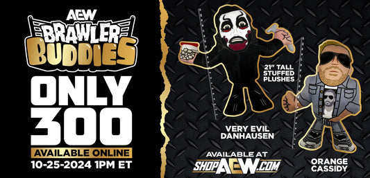 2024 AEW Pro Wrestling Tees Brawler Buddies Orange Cassidy