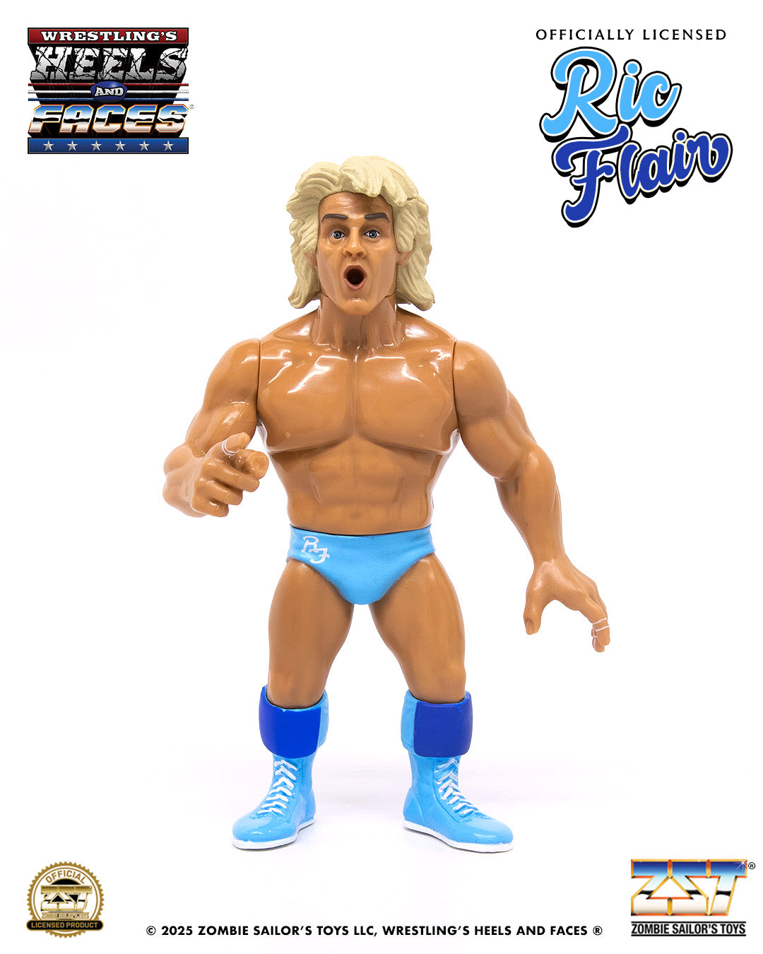 2025 Zombie Sailor's Toys Wrestling's Heels & Faces Ric Flair [With Blue Trunks]