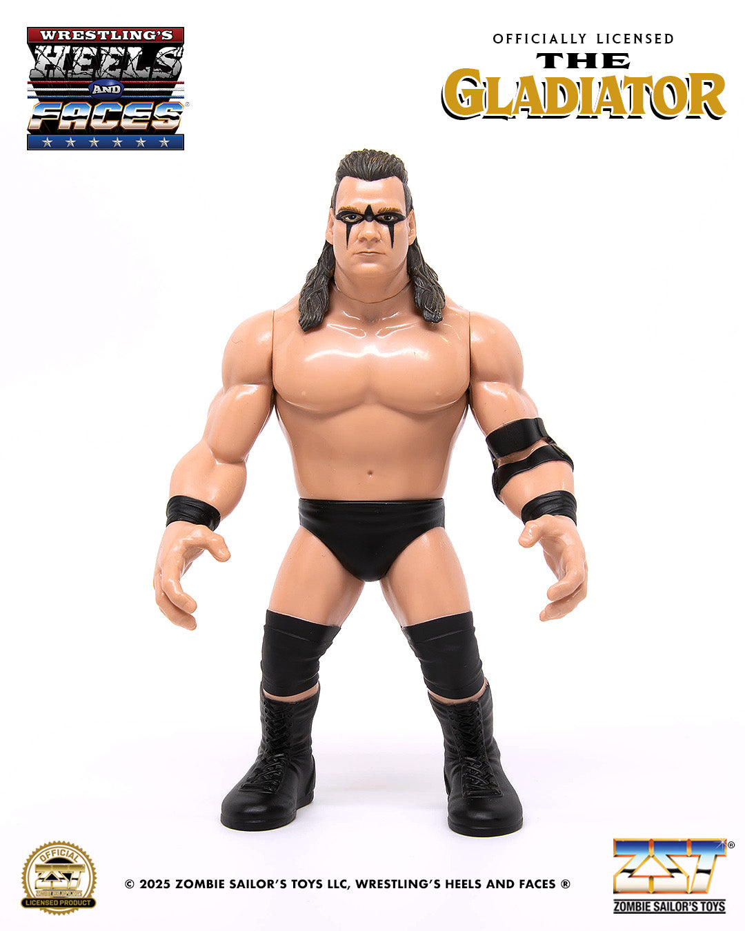 2025 Zombie Sailor's Toys Wrestling's Heels & Faces Limited Edition The Gladiator