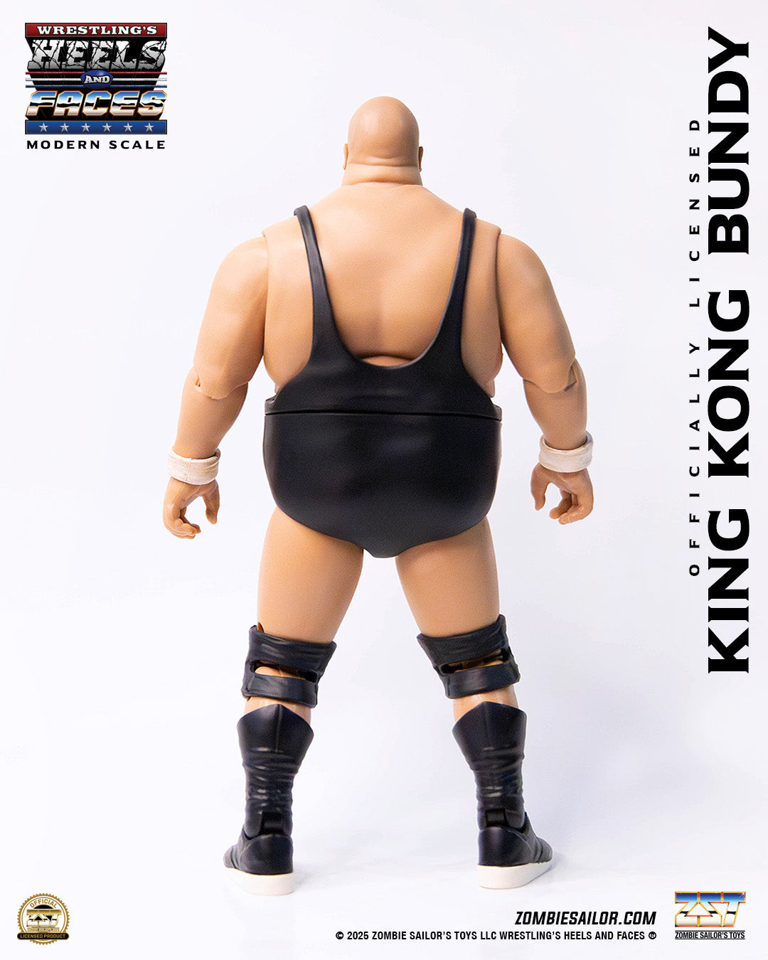 2025 Zombie Sailor's Toys Wrestling's Heels & Faces Pinnacle Collection Series 1 #02 King Kong Bundy