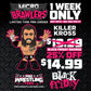 2026 Pro Wrestling Tees Micro Brawlers Limited Edition Killer Kross