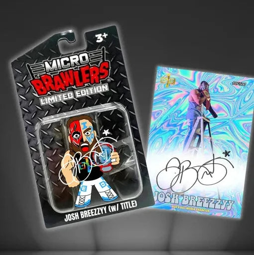 2025 Pro Wrestling Tees Micro Brawlers Limited Edition Josh Breezzyy