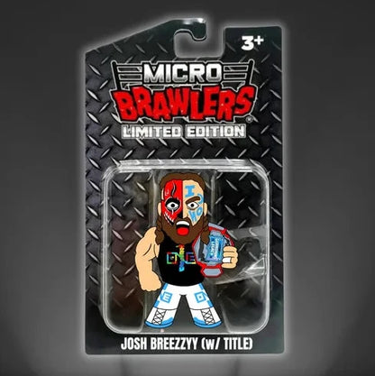 2025 Pro Wrestling Tees Micro Brawlers Limited Edition Josh Breezzyy