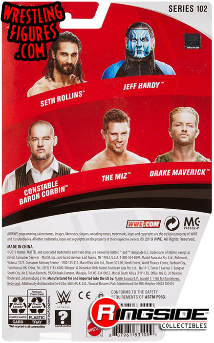 2019 WWE Mattel Basic Series 102 The Miz