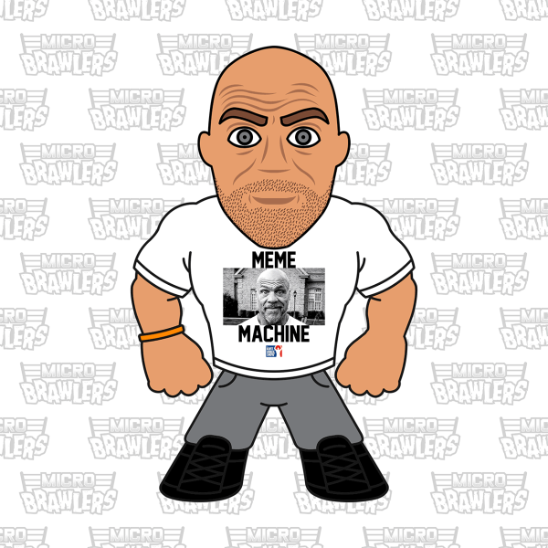 2024 Pro Wrestling Tees Limited Edition Micro Brawler Kurt Angle [Meme Machine]