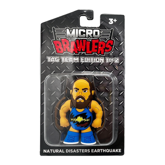 2024 Pro Wrestling Tees Micro Brawlers Tag Team Edition 1 of 2 Natural Disasters: Earthquake