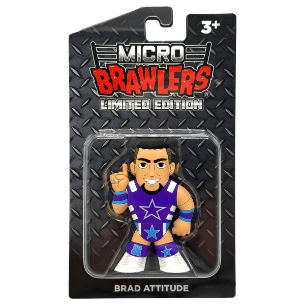 2025 Pro Wrestling Tees Micro Brawlers Limited Edition Brad Attitude