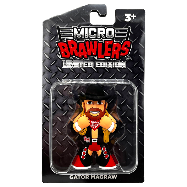 2025 Pro Wrestling Tees Micro Brawlers Limited Edition Gator McGraw
