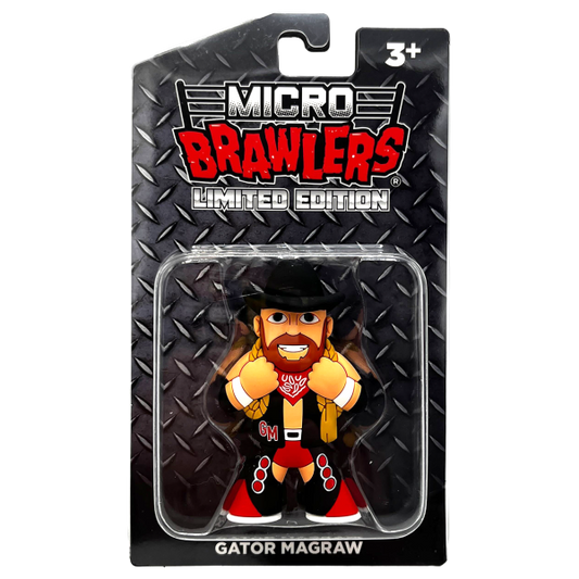 2025 Pro Wrestling Tees Micro Brawlers Limited Edition Gator McGraw