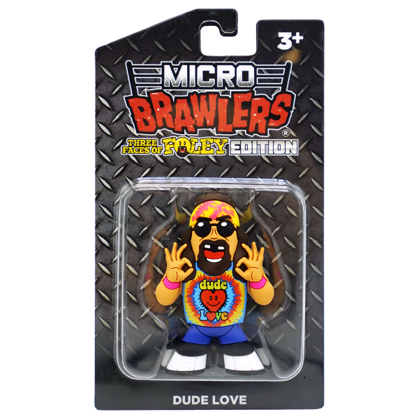 2026 Pro Wrestling Tees Micro Brawlers Three Faces of Foley Edition Dude Love