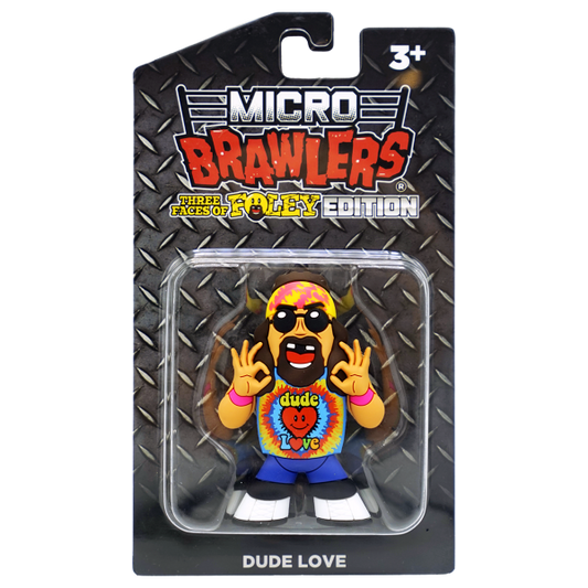 2026 Pro Wrestling Tees Micro Brawlers Three Faces of Foley Edition Dude Love