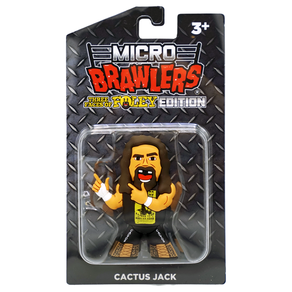 2026 Pro Wrestling Tees Micro Brawlers Three Faces of Foley Edition Cactus Jack