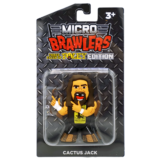 2026 Pro Wrestling Tees Micro Brawlers Three Faces of Foley Edition Cactus Jack