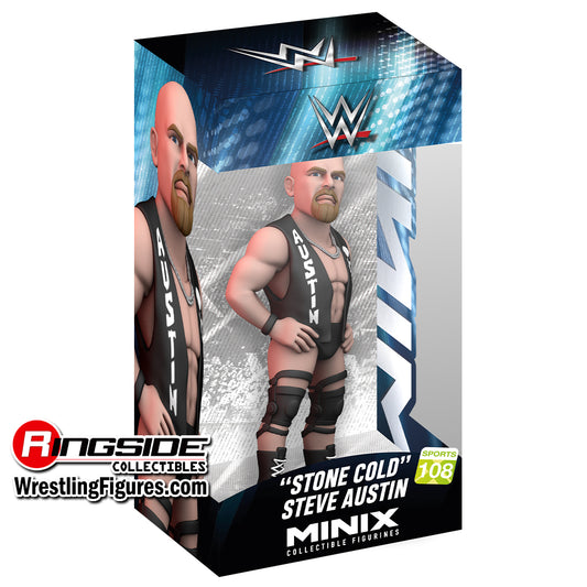 2025 WWE Minix Collectible Figurine Series 1 Sports #108 "Stone Cold" Steve Austin