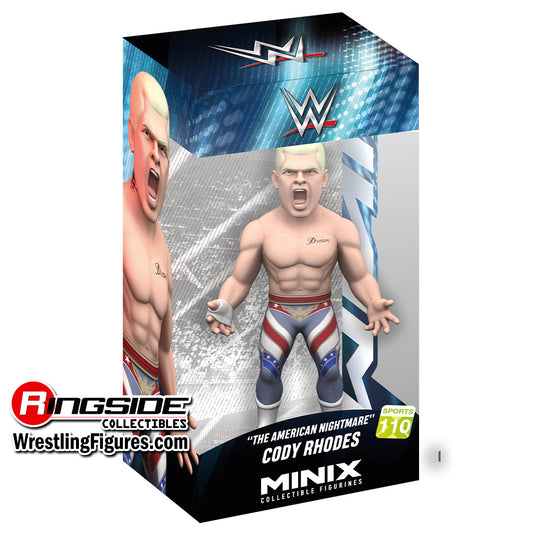 2025 WWE Minix Collectible Figurine Series 1 Sports #110 "The American Nightmare" Cody Rhodes