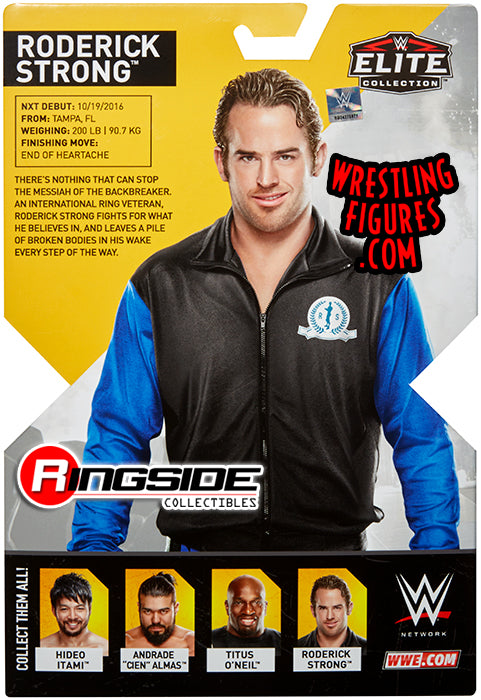 Unreleased WWE Mattel Elite Collection NXT Takeover Series 5 Roderick Strong