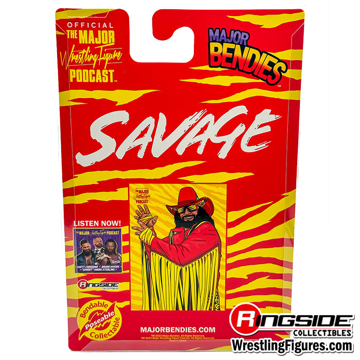 2024 Major Wrestling Figure Podcast Major Bendies "Macho Man" Randy Savage [Exclusive]