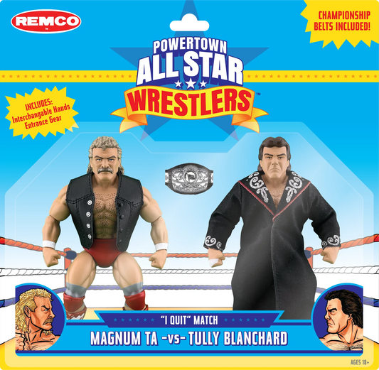 2024 PowerTown Remco All-Star Wrestlers Series 1 I Quit Match: Tully Blanchard vs. Magnum T.A.