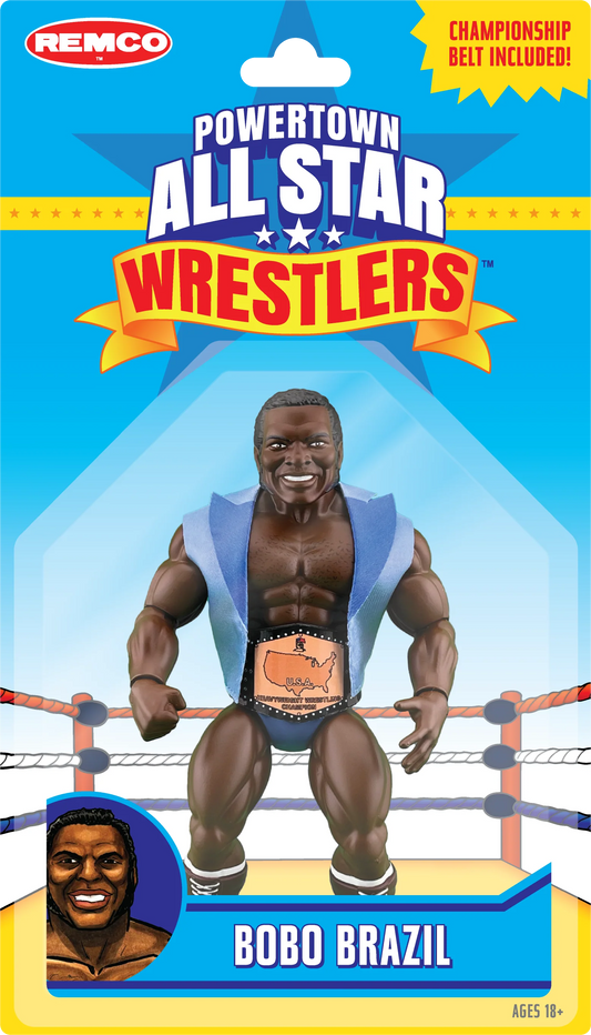 2024 PowerTown Remco All-Star Wrestlers Series 1 Bobo Brazil