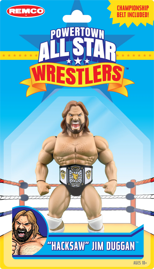 2024 PowerTown Remco All-Star Wrestlers Series 1 Hacksaw Jim Duggan