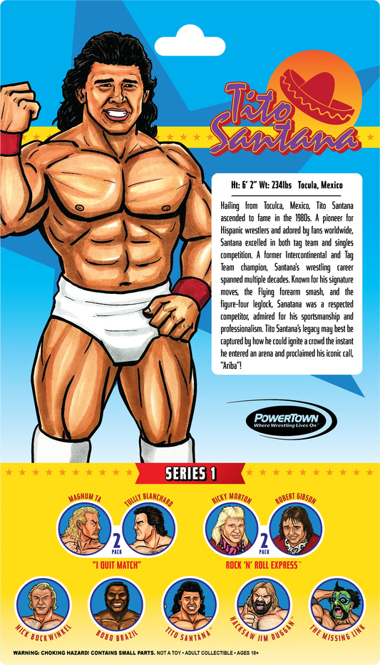 2024 PowerTown Remco All-Star Wrestlers Series 1 Tito Santana
