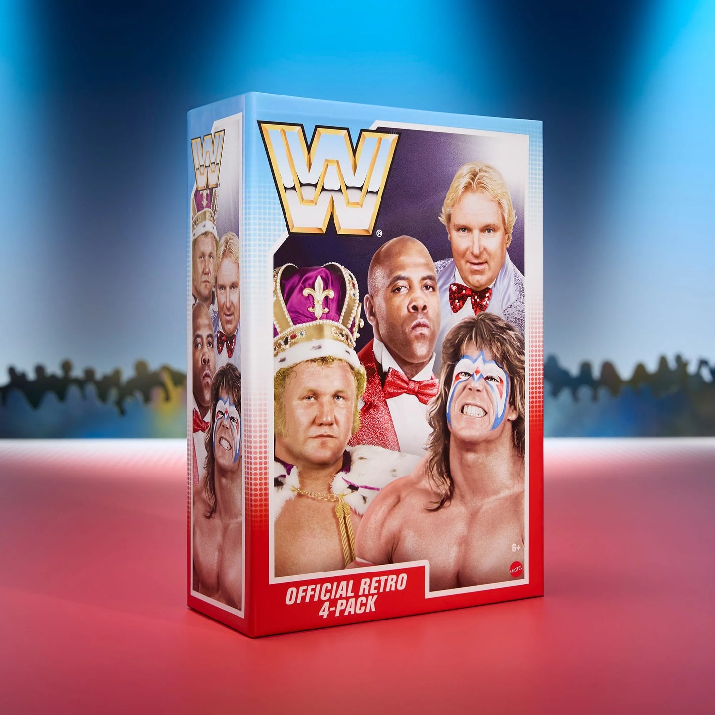 2025 WWE Mattel Creations Exclusive Retro Series 18 Official Retro 4-Pack