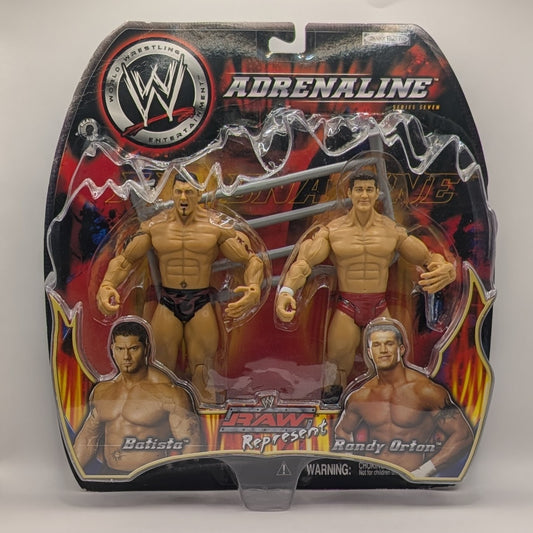 2004 WWE Jakks Pacific Adrenaline Series 7 Batista & Randy Orton