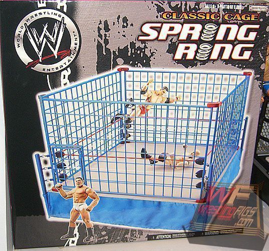 Unreleased WWE Jakks Pacific Classic Cage Spring Ring