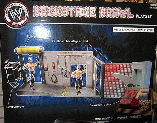 2008 WWE Jakks Pacific Backstage Brawl Crash & Bash Playset for 6" Figures [With Triple H]