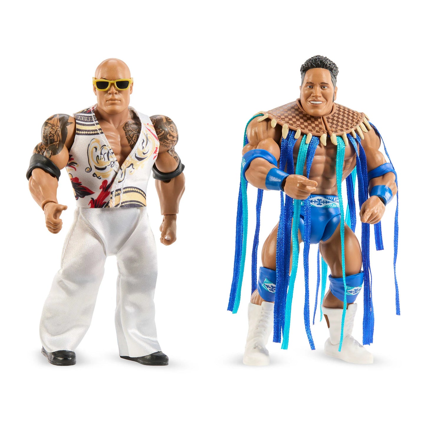 2025 WWE Mattel Superstars Rocky Maivia & "Final Boss" The Rock 2-Pack [Exclusive]