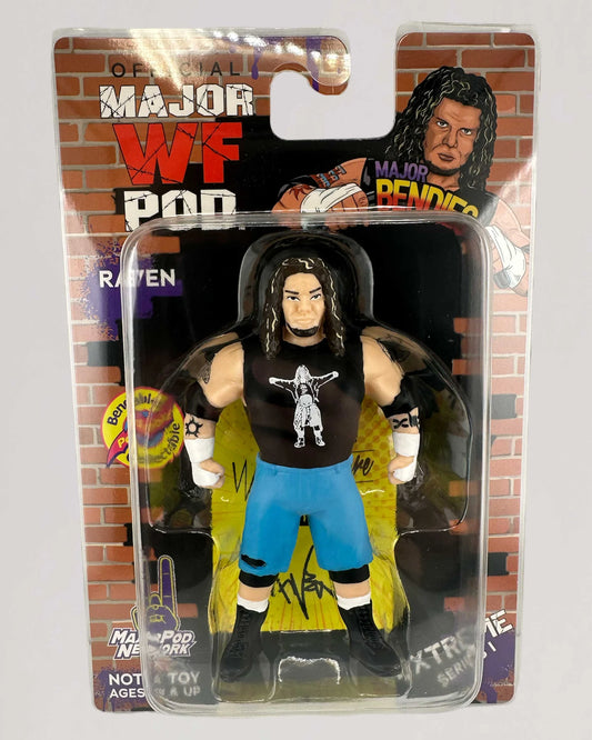 2023 Major Wrestling Figure Podcast Extreme Bendies Series 1 Raven