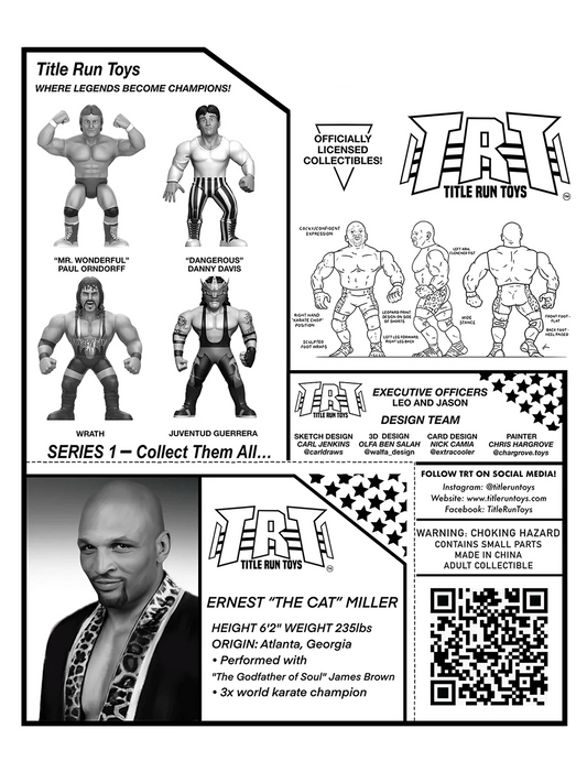 2025 Title Run Toys Series 1 Ernest "The Cat" Miller