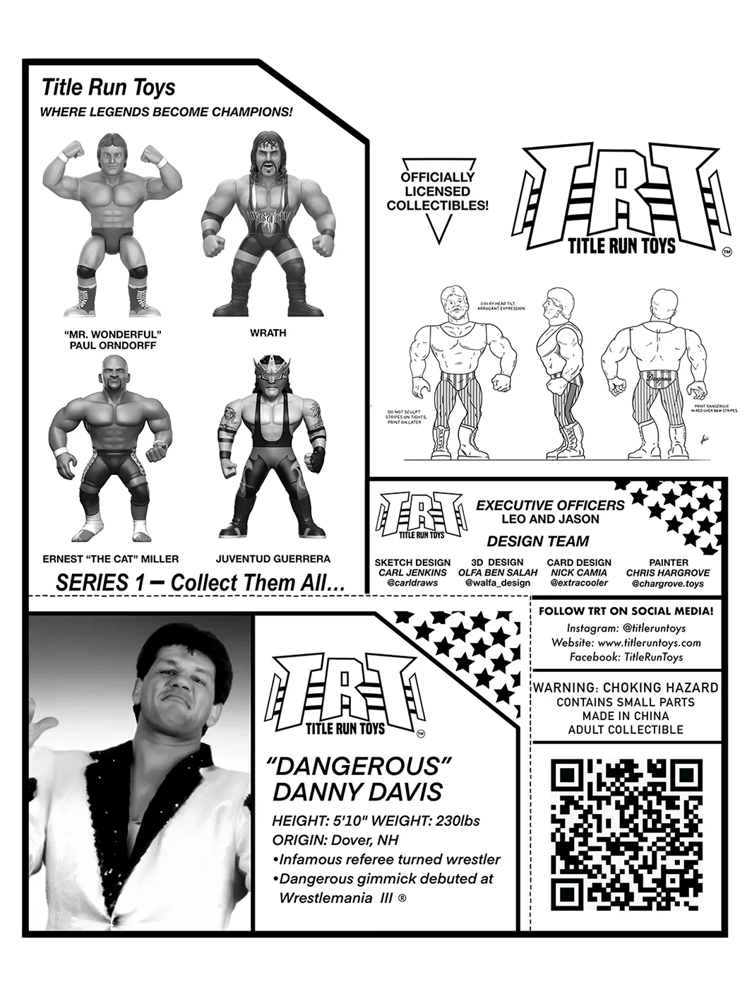 2025 Title Run Toys Series 1 "Dangerous" Danny Davis