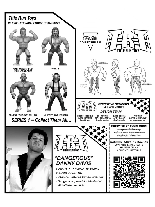 2025 Title Run Toys Series 1 "Dangerous" Danny Davis