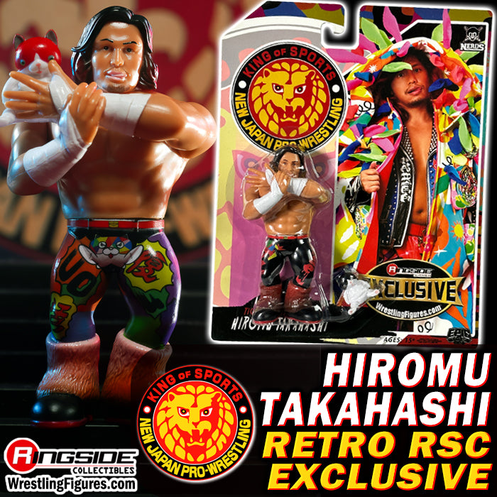 2023 NJPW Epic Toys Ringside Exclusive Hiromu Takahashi [With Red Cat]