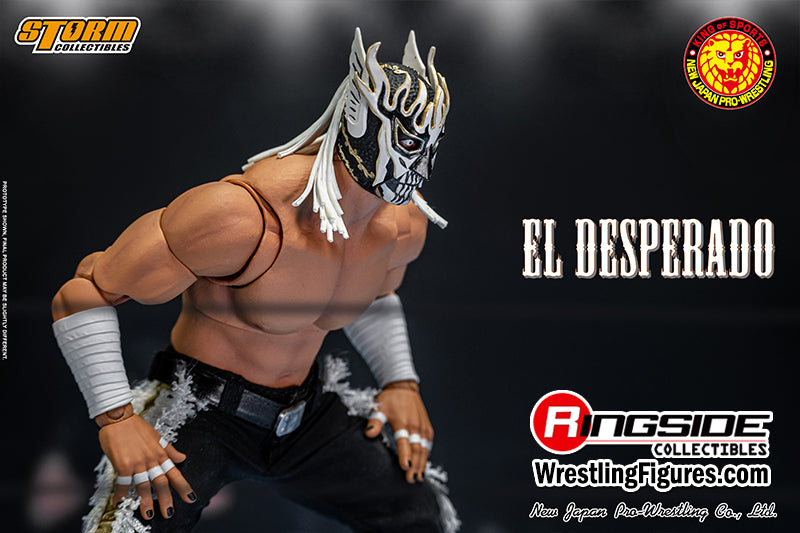 2024 NJPW Storm Collectibles Ringside Exclusive El Desperado [With White Mask]