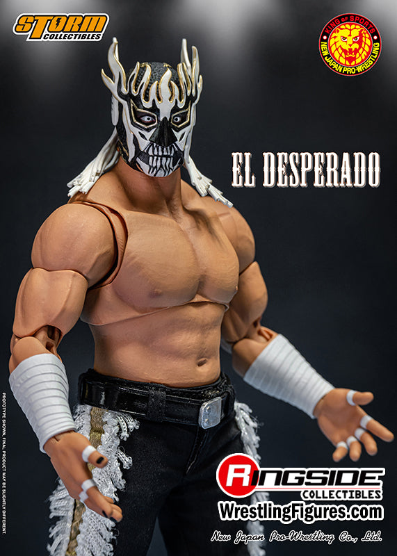 2024 NJPW Storm Collectibles Ringside Exclusive El Desperado [With White Mask]